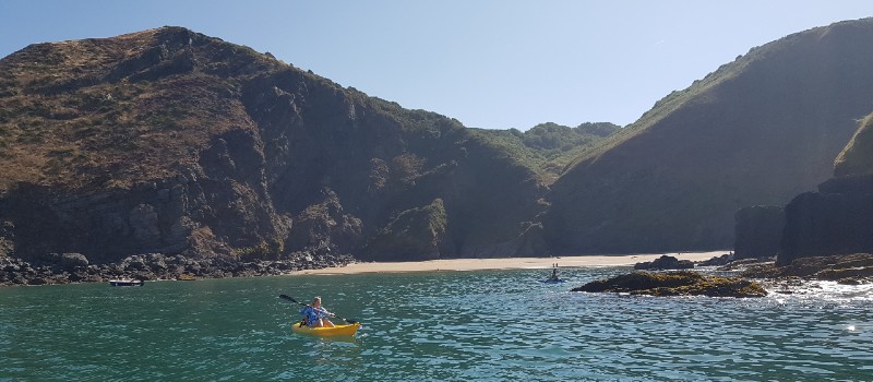 Kayak from Penbryn to Traeth Bach