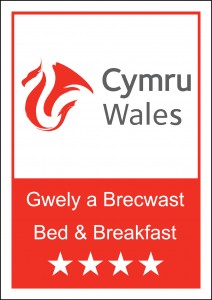 Visit Wales 4 Star B&B Rating